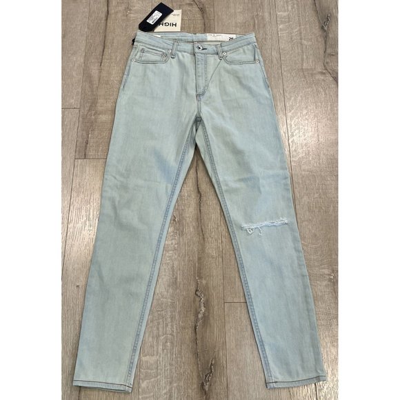 Rag & Bone Women's Nina High Rise Ankle Skinny Jeans Lake District Sz 26 NWT - Picture 1 of 14